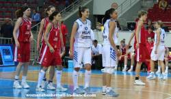 Greece and the Czech Republic players at EuroBasket Women 2009 in Latvia © womensbasketball-in-france.com