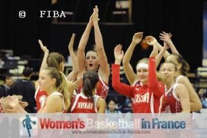 Russia U19 women - 2011 © FIBA 