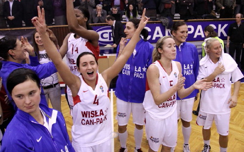 Wisla Can-Pack on the way to FIBA Europe EuroLeague Women final four  © Krzysztof Porębski   