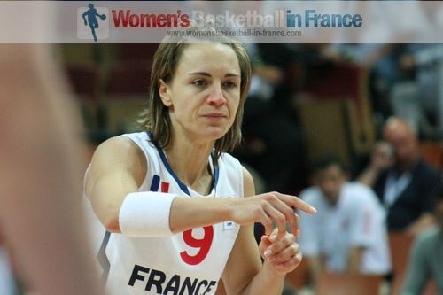 Céline Dumerc took a knock at EuroBasket Women 2011 © womensbasketball-in-france.com  