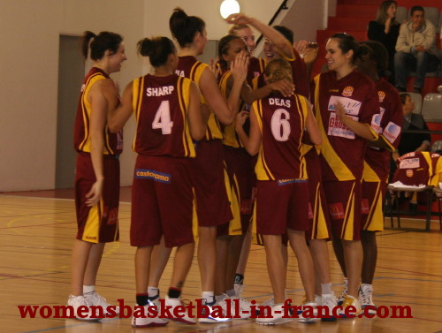 Aix Celebrate beating Nantes-Rezé ©womensbasketball-in-france