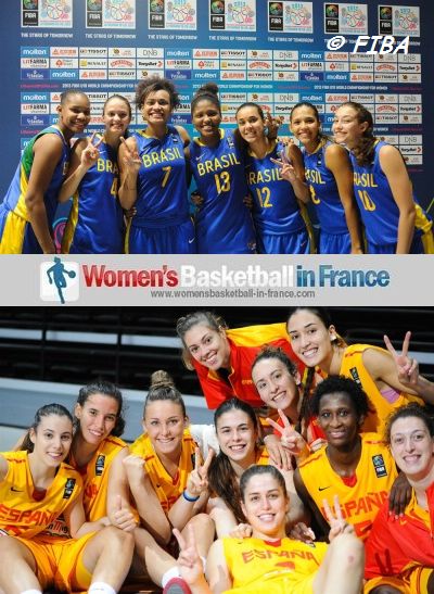 2013 Brazil U19 Women -  Spain U19 Women