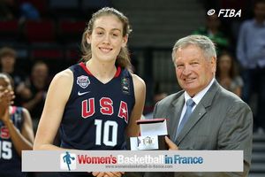 U19 MVP and FIBA President Breanna Stewart and Ivan Mainini