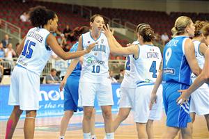 Laure Macchi playing at the EuroBasket women 2009 semi-final © 
Agenzia Ciamillo-Castoria/E.Castoria