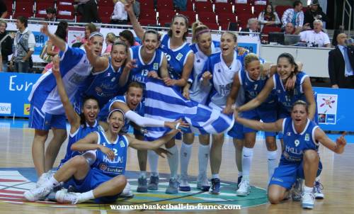 Greece finish fifth EuroBasket women 2009 with a win © Womensbasketball-in-france.com