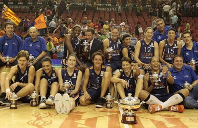 Ros Casares win Super Copa agains in 2009 © FEB.ES