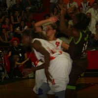 Déjené Diawara and Laëtitia Kamba  © womensbasketball-in-france.com